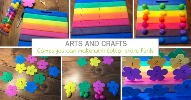 Games you can make with dollar store finds - Arts and crafts - Educatall