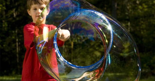 Giant bubbles - Creative recipes - Educatall