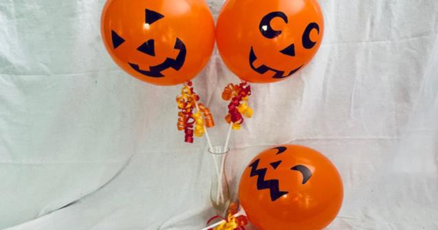 Jack-o-lantern Balloons - Arts and crafts - Educatall