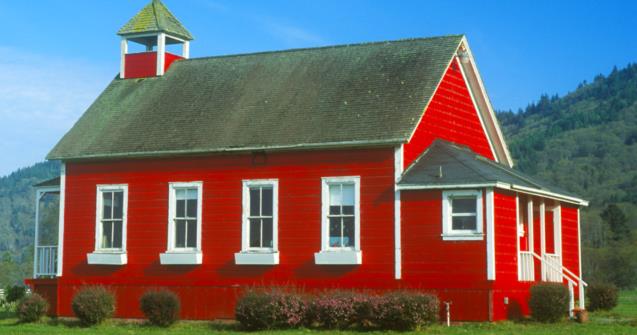 Little red schoolhouse  - Arts and crafts - Educatall