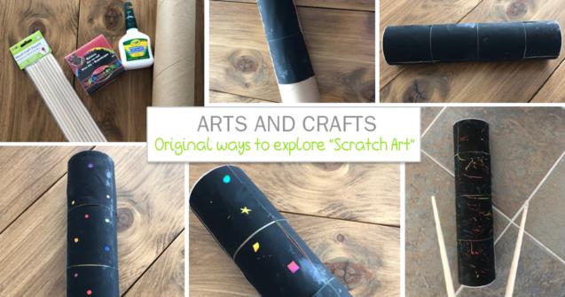 Original ways to explore « Scratch Art » - Arts and crafts - Educatall
