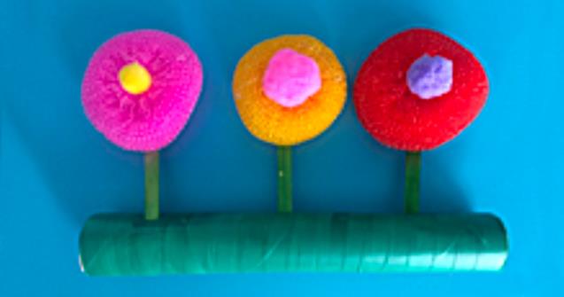 Round flowers - Arts and crafts - Educatall