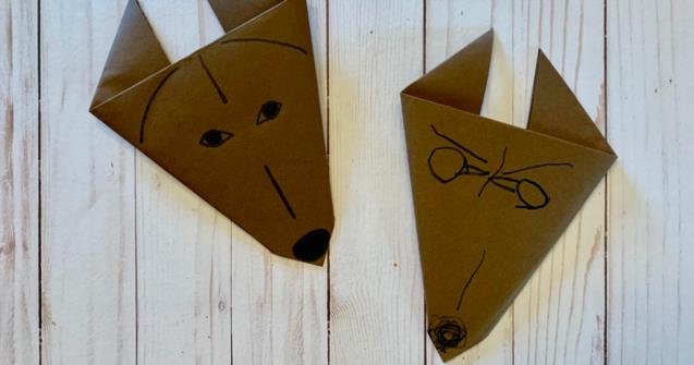 Simple Origami Wolves - Arts and crafts - Educatall