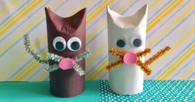 Toilet Paper Roll Kittens - Arts and crafts - Educatall