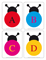 Educa letters - Ladybugs